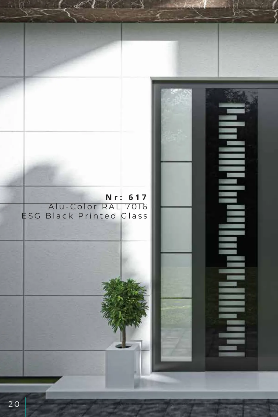 Haustür AluGlass Line Haustür Nr. 617